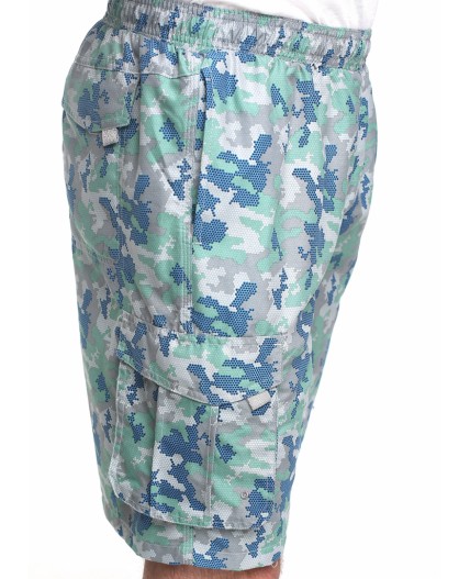 CLE шорты муж 563369pk 5шт уп, серый/зелёный