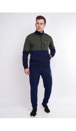 CLE Куртка муж. 411909/40у_п, т.синий/т.коричневый