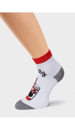 CLE Носки дет.С574 16-18,18-20 дев Минни хл+эл, белый