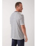 CLE Футболка муж. 452301/07ккн_п, молочный/т.синий