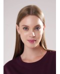 CLE LF15-106 Футболка жен. Футер тёплый ОЗ25, т.бордовый