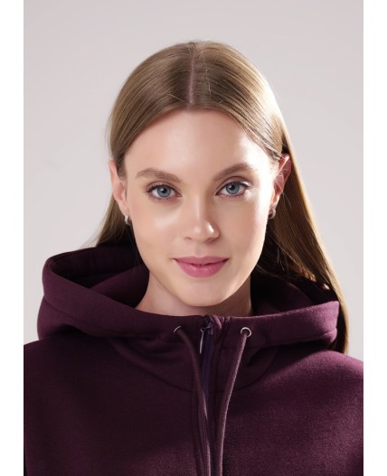 CLE LJ15-106 Куртка жен., т.бордовый