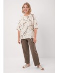 CLE LP26-1213/2 Набор одежды жен. Оливия, св.бежевый/кофейный