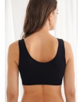 CLE LT012/2pk Топ жен.спорт., чёрный