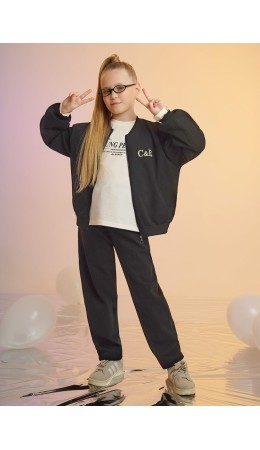 CLE Брюки дев. 867334/13а, чёрный