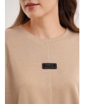 CLE Джемпер жен. 267104/195зэж, бежевый/св.коричневый