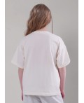 CLE Футболка дев. 866885/13кд_п, молочный