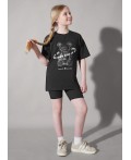 CLE Футболка дев. 866899г_п2, чёрный