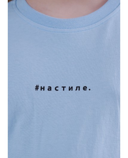CLE Футболка дев. 867351/13кд_п, голубой