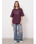 CLE Футболка жен. 267060кдт_п, сливовый