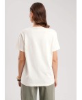 CLE Футболка жен. 267087/195кк_п, молочный