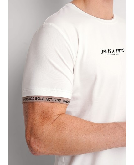 CLE Футболка муж. 562144/03г maxi(макси)_п, молочный/т.бежевый