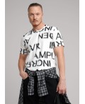 CLE Футболка муж. 562404/05гн, белый/чёрный