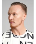 CLE Футболка муж. 562404/05гн, белый/чёрный