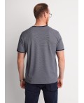 CLE Футболка муж. 562538/04кжн, т.синий/белый