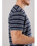 CLE Футболка муж. 562676/10злн maxi(макси), белый/т.синий