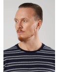 CLE Футболка муж. 562676/10злн maxi(макси), белый/т.синий