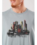 CLE Футболка муж. 562695/11кд maxi(макси)_п, т.бирюзовый