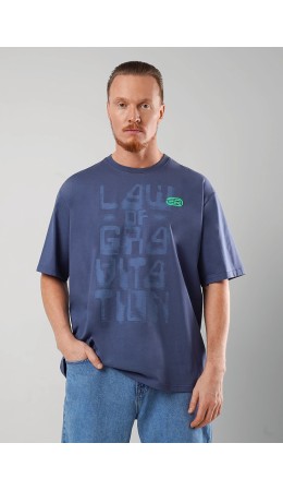 CLE Футболка муж. 562698/12кд_п, джинсовый