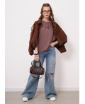 CLE Фуфайка жен. 266704кдт, кофейный