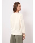 CLE Фуфайка жен. 266704кдт, молочный