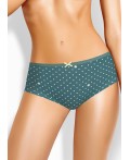 CLE SH1225 Трусы жен. Капибара, т.зелёный/молочный