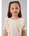 CLE Джемпер дев. 867396/15кжв, молочный