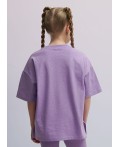 CLE Футболка дев. 867412/15кдн_п, фиолетовый/св.фиолетовый
