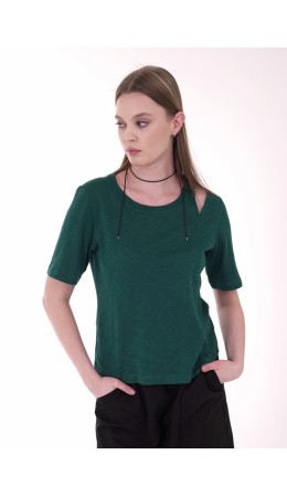 CLE Футболка жен. 256790/170о_п, т.зелёный