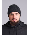 CLE Шапка 433973шв флис, меланж т.серый