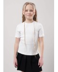 CLE Футболка дев. 756647шл школа, белый