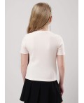 CLE Футболка дев. 756647шл школа, св.розовый