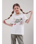 CLE Футболка дев. 867435/17кд_п, молочный