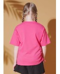 CLE Футболка дев. 867438/17кд_п, т.розовый