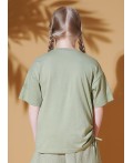 CLE Футболка дев. 867438/17кд_п, хаки