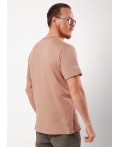 CLE Футболка муж. 562382/17о_п, св.коричневый