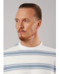 CLE Футболка муж. 562472/20тдф, джинсовый/белый