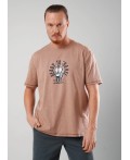 CLE Футболка муж. 562527/17о_п, св.коричневый