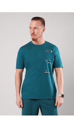 CLE Футболка муж. 562650/19кд maxi(макси)_п2, т.зелёный