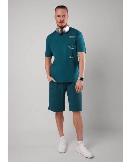 CLE Футболка муж. 562650/19кд maxi(макси)_п2, т.зелёный