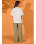 CLE Футболка жен. 267200/212гт, молочный