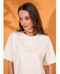 CLE Футболка жен. 267200/212гт, молочный