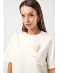 CLE Футболка жен. 267071кк, молочный