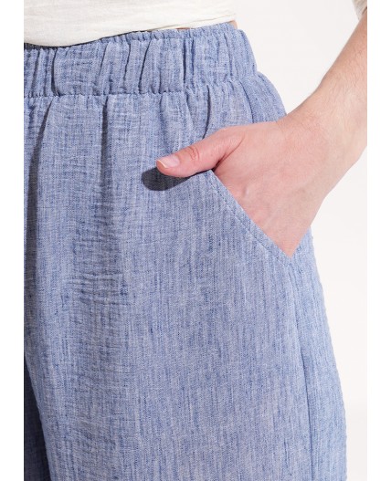 CLE Брюки жен. 263322/217пк, джинсовый