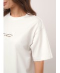 CLE Футболка жен. 266675кк_п, молочный