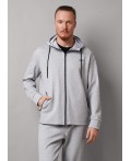 CLE Куртка муж. 462661/06зп_п, меланж серый