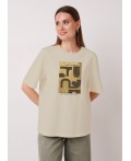 CLE Футболка жен. 367292кдт_п, св.бежевый