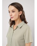 CLE Блузка жен. 256830/169шаф, оливковый