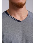 CLE Джемпер муж. 542150/01гн_п, т.синий/белый