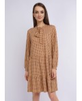 CLE Платье жен. 125992/85вкн, св.коричневый/чёрный